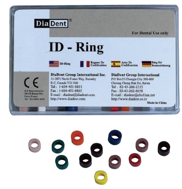 D-Ring - silikonové gumičky - DOPRODEJ SKLADOVÝCH ZÁSOB - hnědé DiaDent
