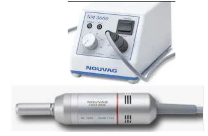 Mikromotor NM 3000 - pro zubní laboratoře - mikromotor 31, vario pedál pro micro-cut/TCM Nouvag