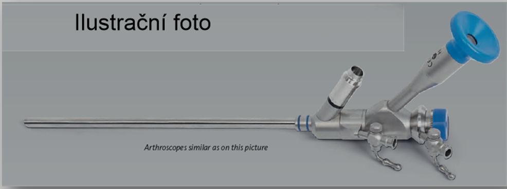 3818 - Artroskop 70°, 4 mm, D = 175 mm 