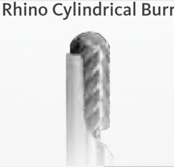 Rhino cylindrický vrták - vrtáky pro rinologii - - ø 3.5 mm, konkávní, 15°, D = 130 mm Nouvag