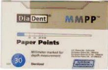 Čepy sterilní papírové standardní MMPP - Vel./šíře: 60 DiaDent