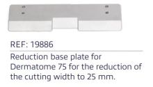 19886- Redukce základny  -  ze 75 na 25 mm , Dermatome 75 (1990)
